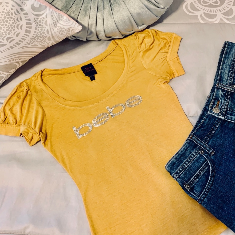 2B BEBE Yellow T-Shirt